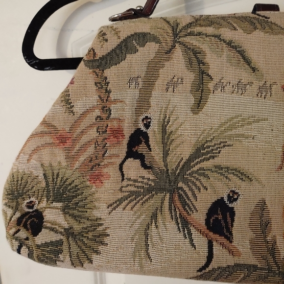 Safari/Tropical Print Weekender Bag - Picture 5 of 13